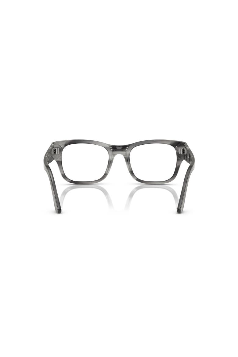 50mm Rectangle optical glasses, Alternate, color, Grey