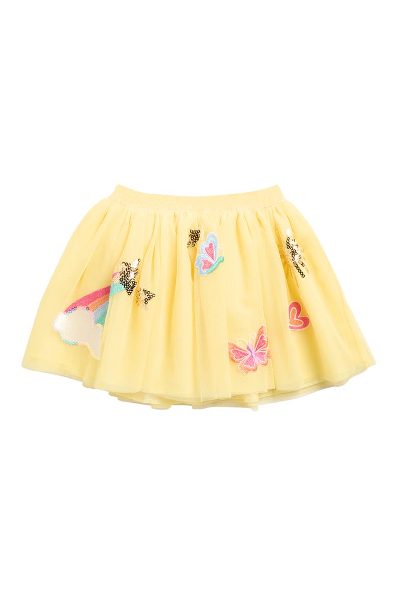 Kids' Butterfly Tutu Skirt, Main, color, LIGHT YELLOW