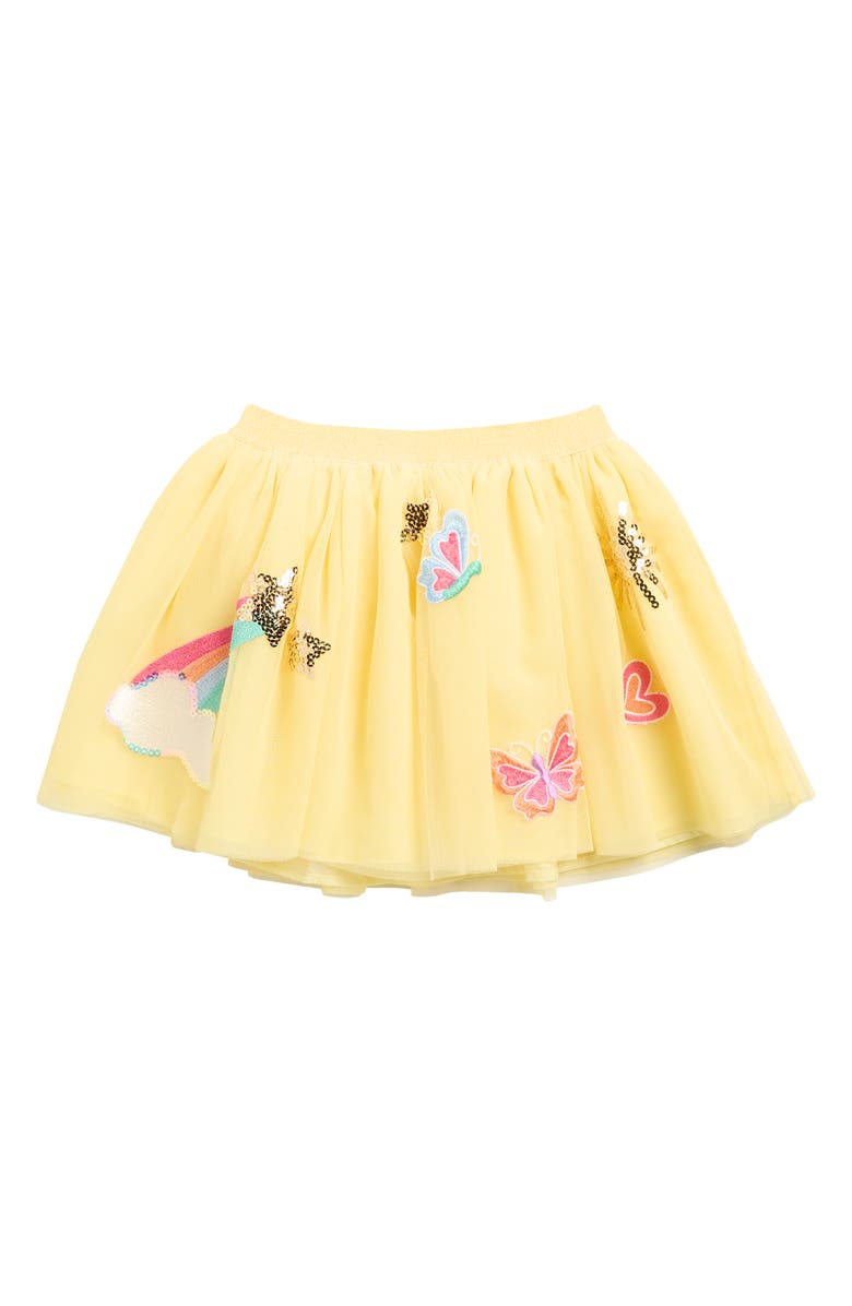 Flapdoodles Kids' Butterfly Tutu Skirt, Main, color, Light Yellow