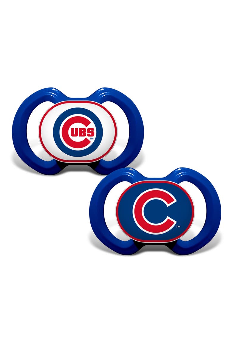 Chicago Cubs Pacifier 2-Pack, Main, color, Multicolor