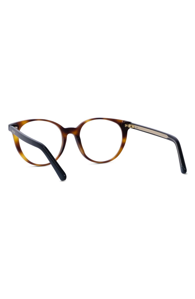 DIOR 'DiorSpiritO RI 51mm Round Reading Glasses, Alternate, color,