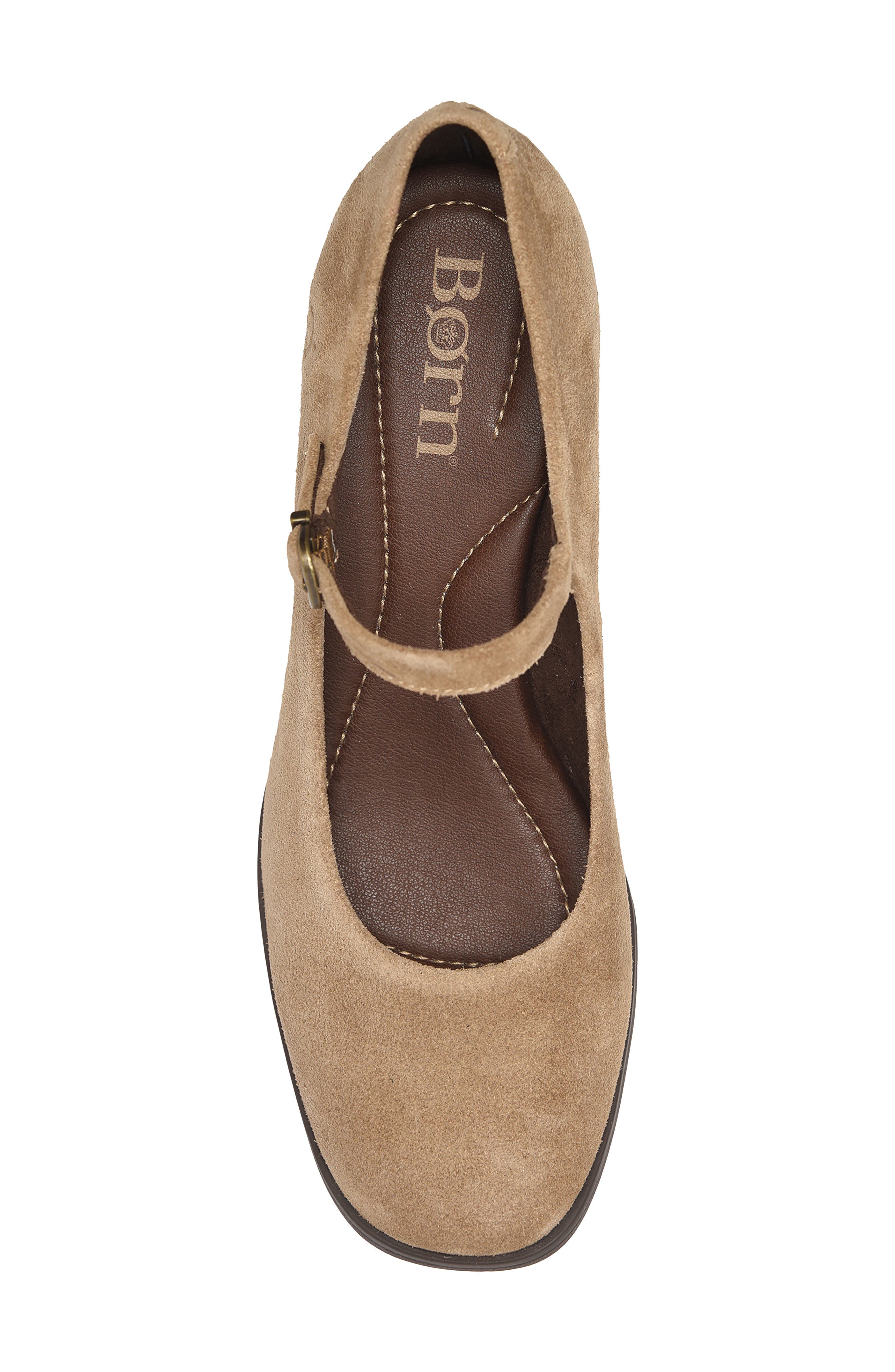 Laine Mary Jane Pump, Alternate, color, TAUPE SUEDE