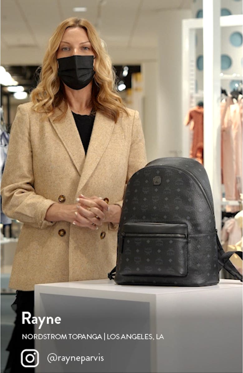 Medium Stark Visetos Coated Canvas Backpack, sales video thumbnail