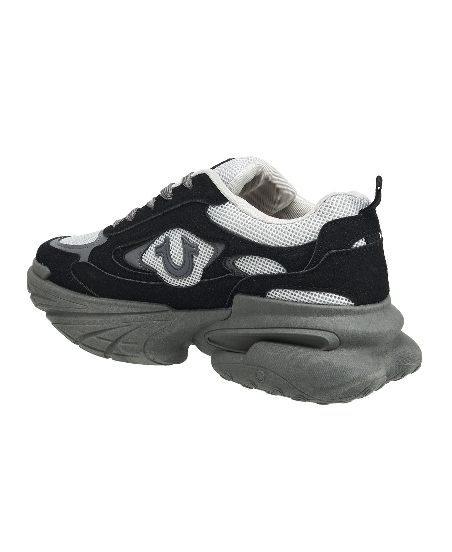 True Religion Cole Jogger Sneaker, Alternate, color, Black Gray