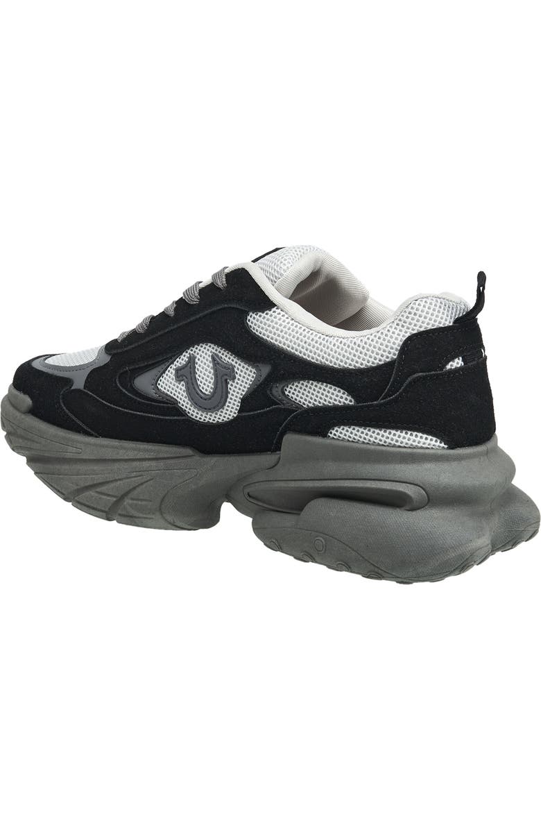 True Religion Cole Jogger Sneaker, Alternate, color, Black Gray