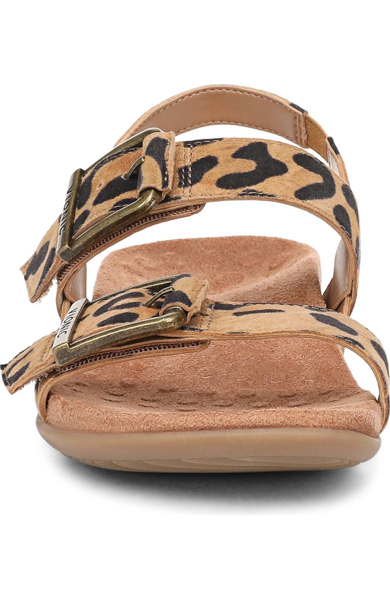 Vionic Reese Sandal, Alternate, color, Tan Leopard
