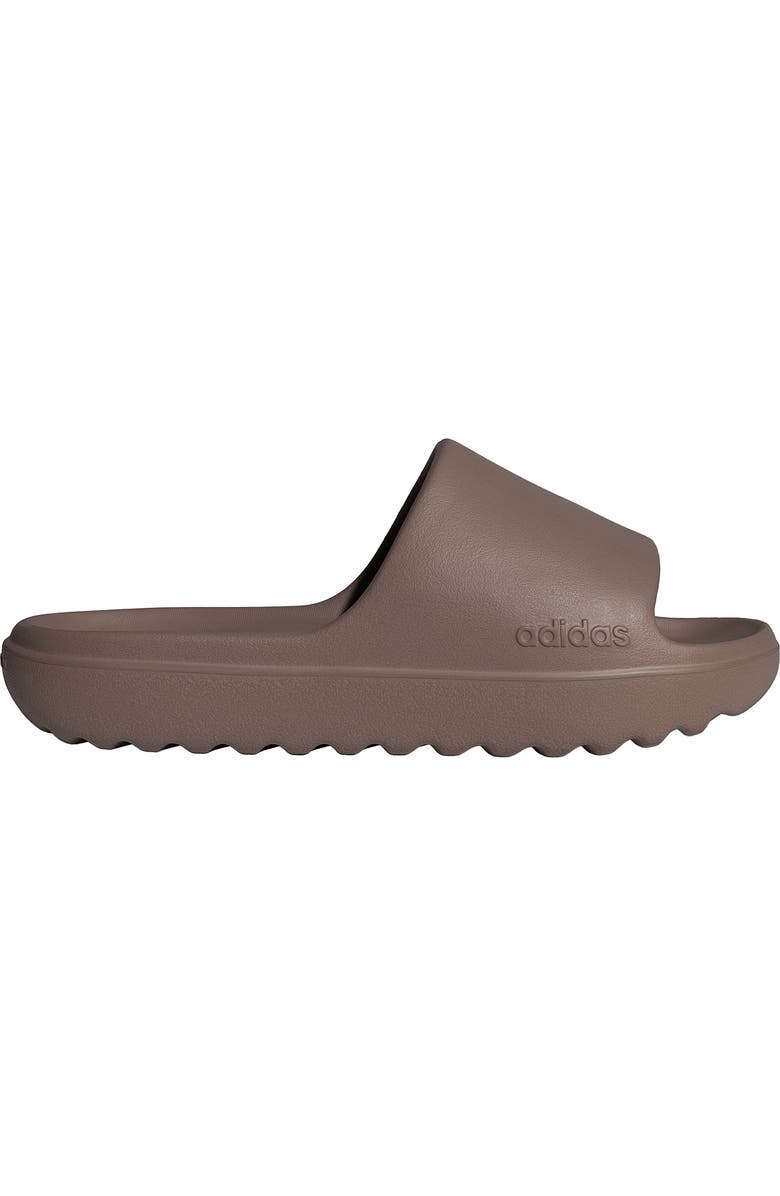 adidas Gender Inclusive Adilette Lumia Slide Sandal, Alternate, color, Trace Brown/ Brown/ Brown