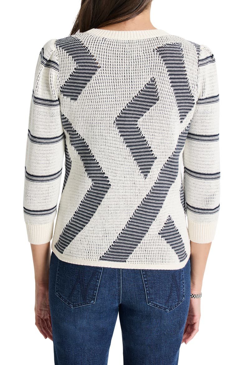 This & That Sweater, Alternate, color, WHITE MULTI