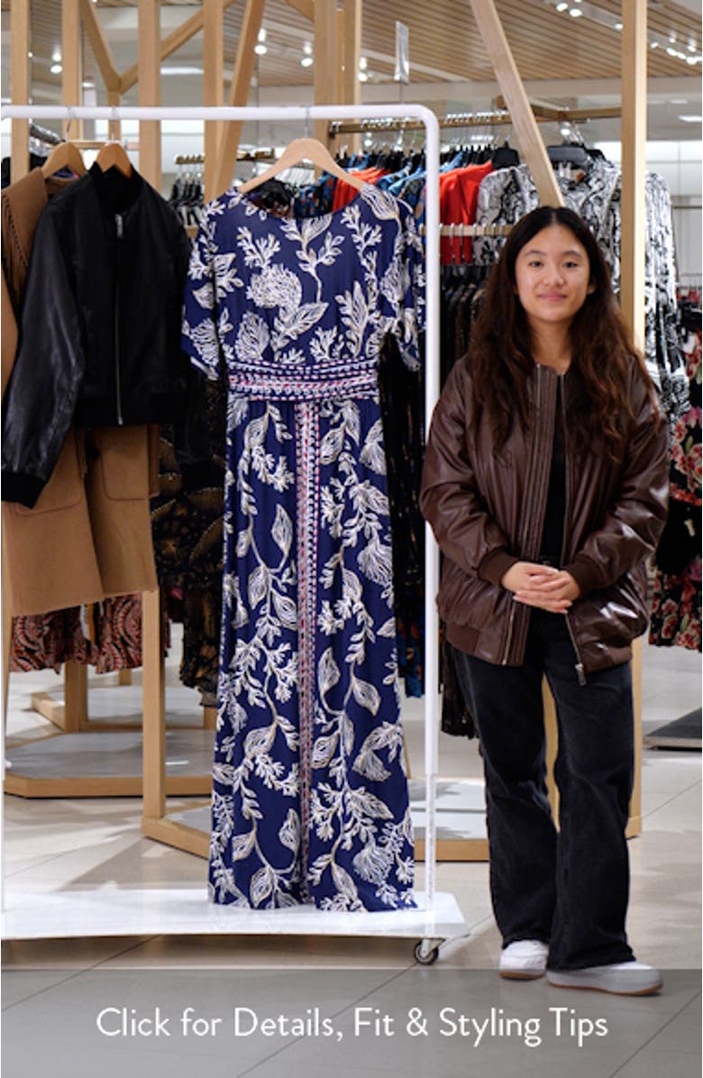 Parigi Boat Neck Maxi Dress, sales video thumbnail