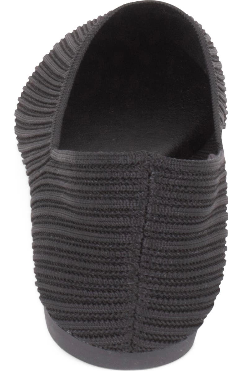 Tahari Maldives Pointed Toe Flat, Alternate, color, Black