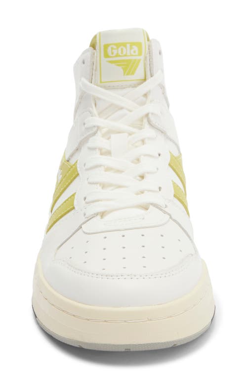 Gola Allcourt High Top Sneaker In White