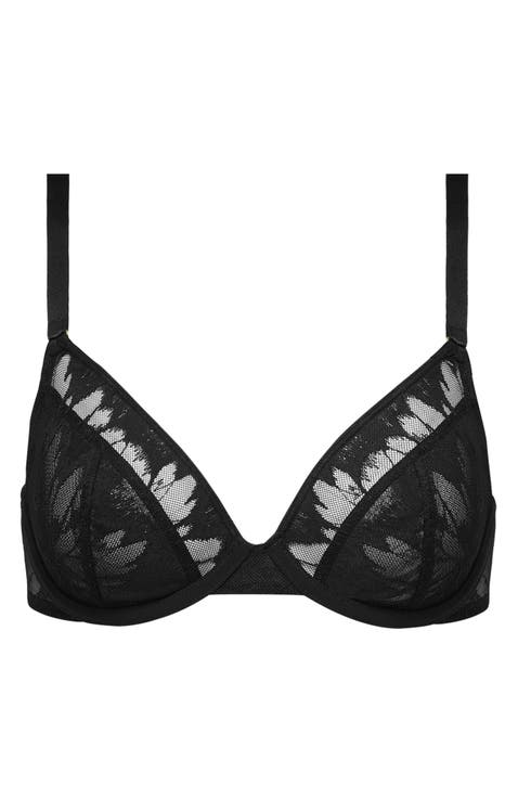 The Plunge  Floral Lace