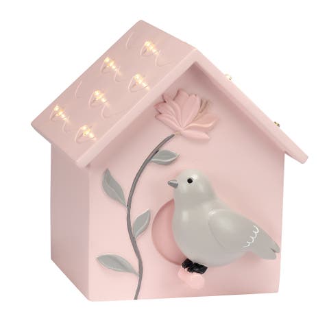 Petals Birdhouse Table Top Night Light LED Lamp