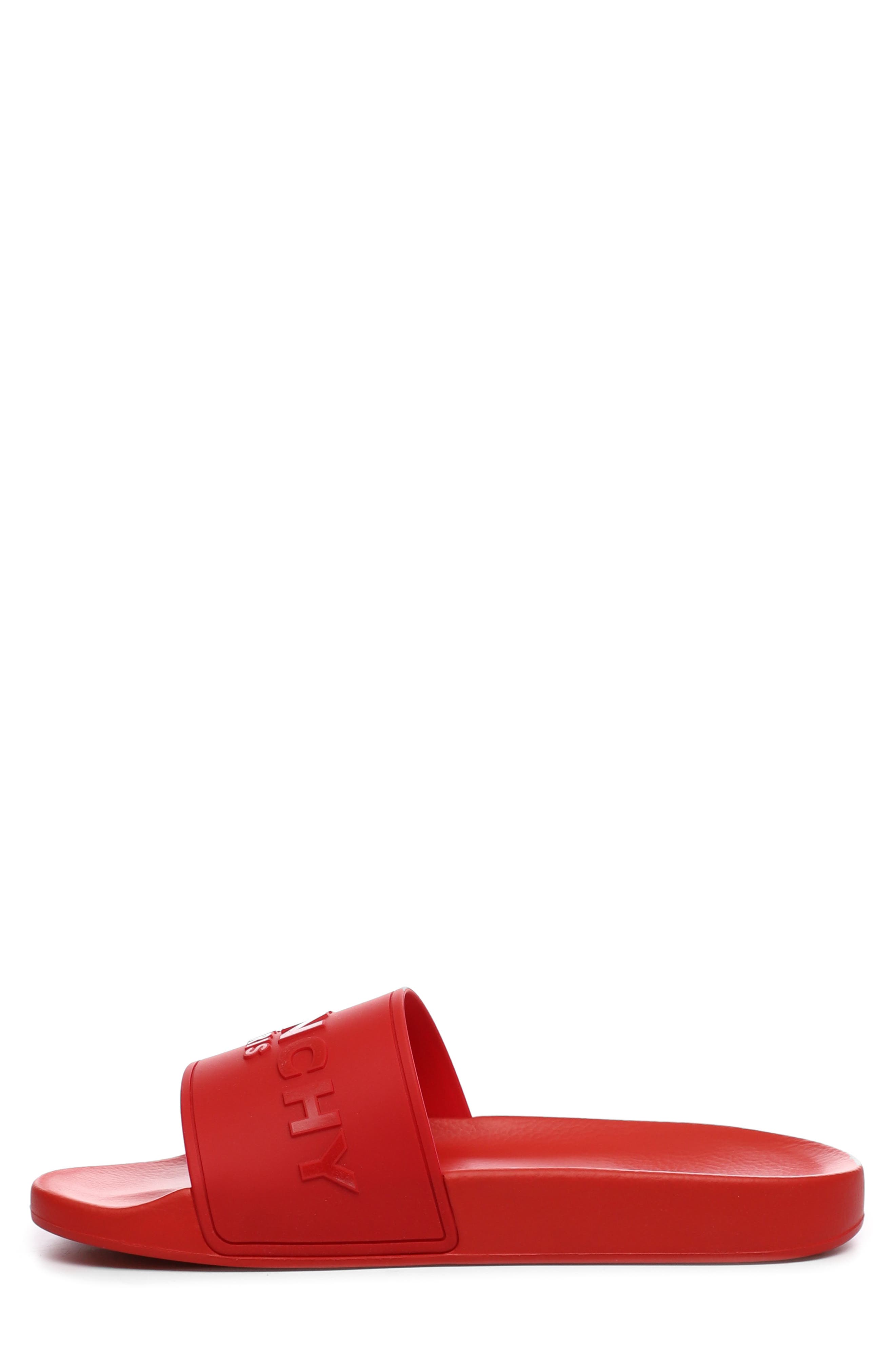 Givenchy Logo Slide Sandal, Alternate, color, 