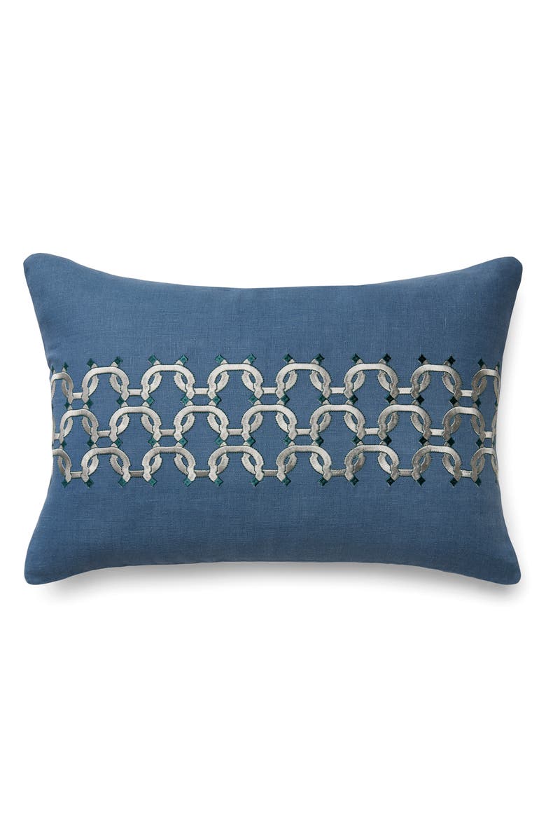 SFERRA Bardi Accent Pillow, Main, color, Cadet/ Grey