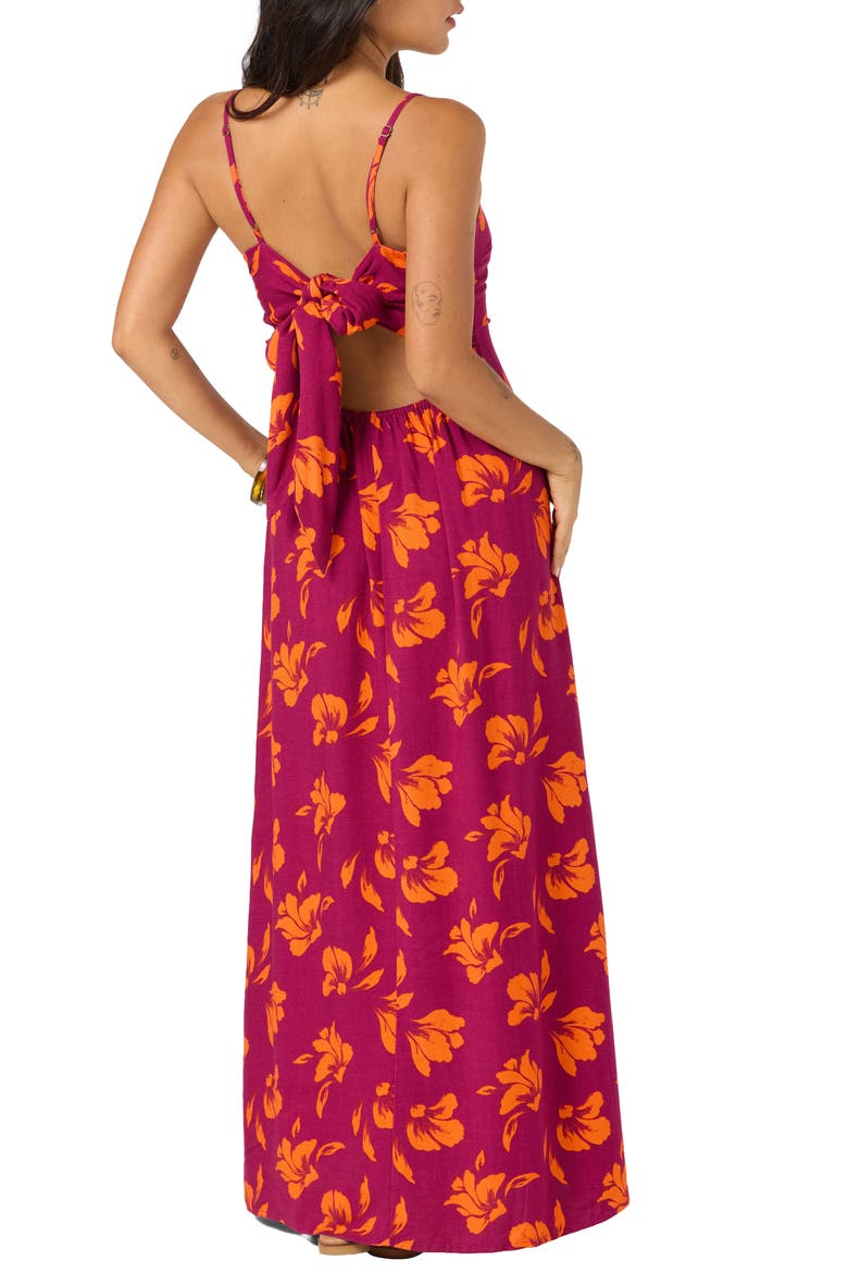 Joan Maxi Dress, Alternate, color, RASPBERRY