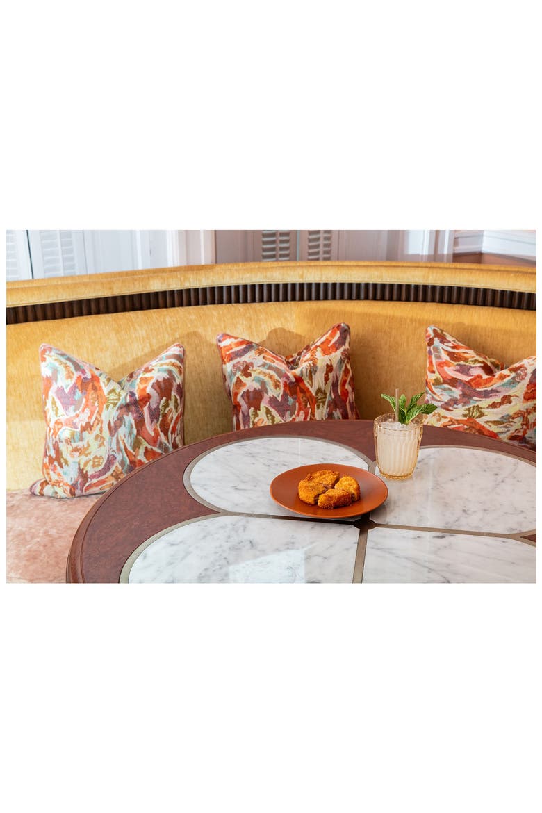 Heirloom Set of 4 Ceramic Salad Plates, Alternate, color, TERRACOTTA