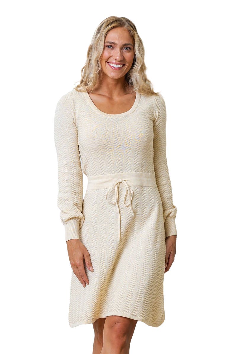 Hope & Henry Women's Organic Balloon Sleeve Sweater Dress, Main, color,