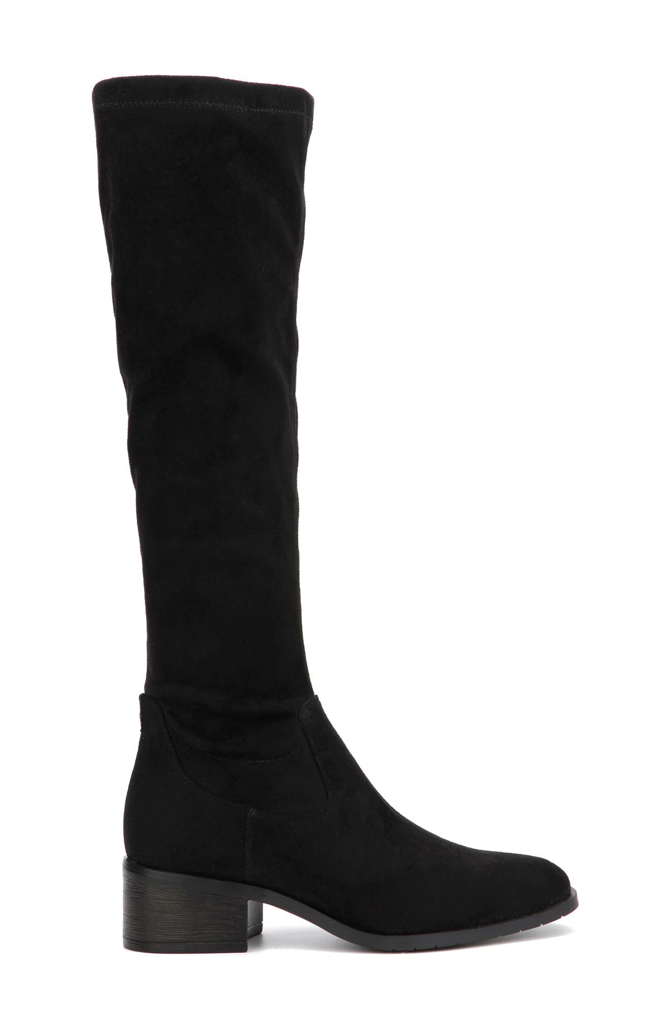 Reaction Kenneth Cole Salt Stretch Knee High Boot, Alternate, color, Black