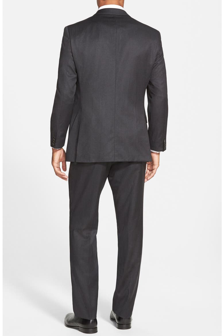 Johnstons/Lenon Classic Fit Wool Suit, Alternate, color, CHARCOAL