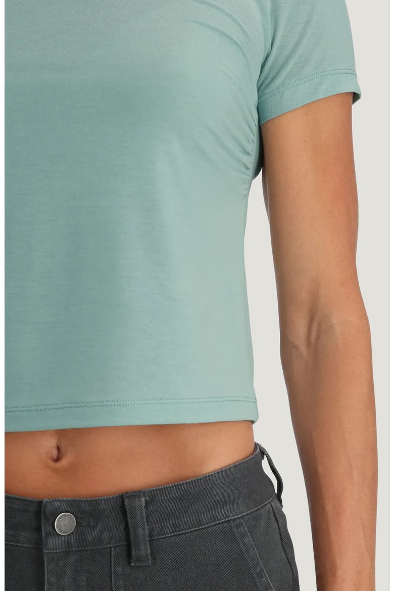 Elevate Lightweight Crop T-Shirt, Alternate, color, OCEAN MIST
