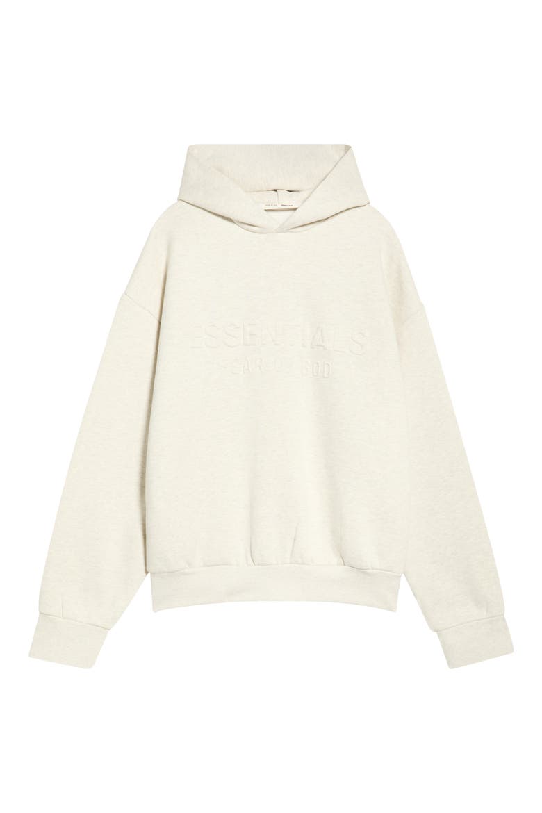 Classic Cotton Blend Hoodie, Alternate, color, OATMEAL HEATHER