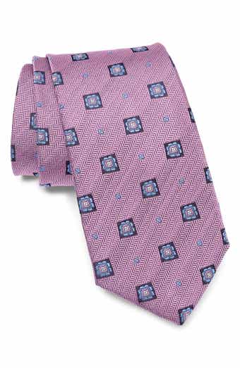 Geometric Medallion Silk Tie