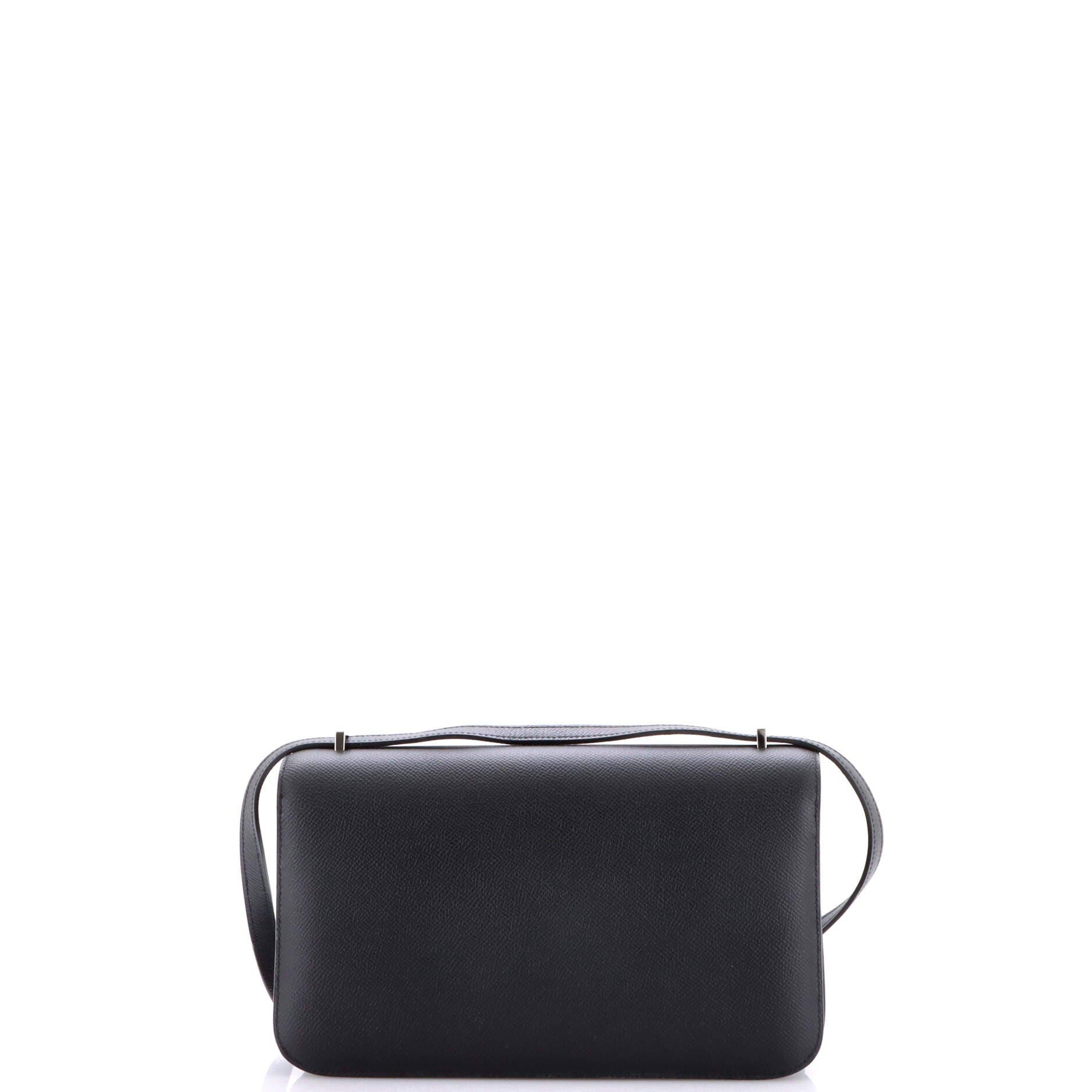 Pre-Owned Hermes Constance Elan Bag Epsom 25, Alternate, color, Noir