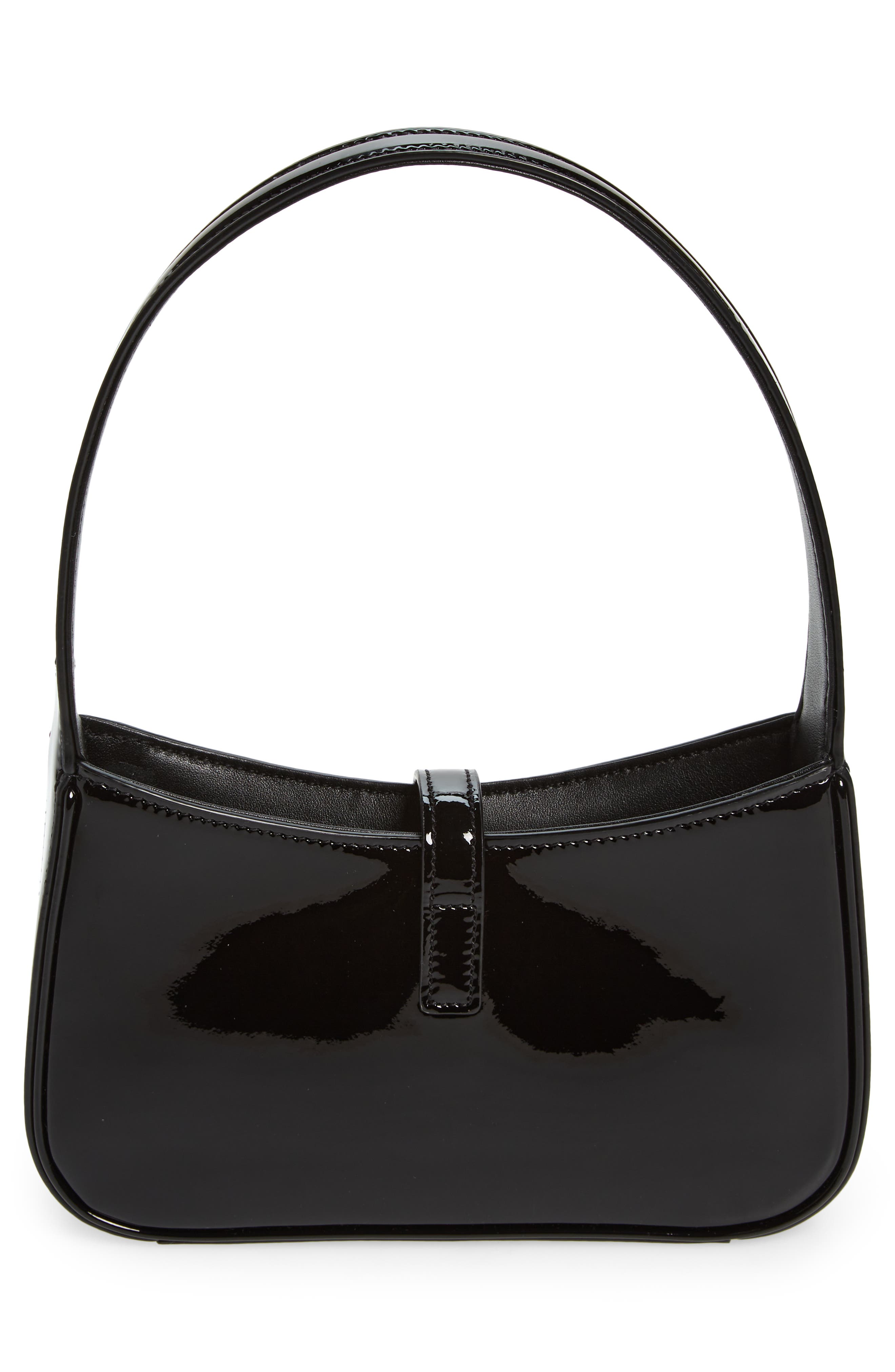 Saint Laurent Mini Le 5 à 7 Leather Hobo, Alternate, color, 