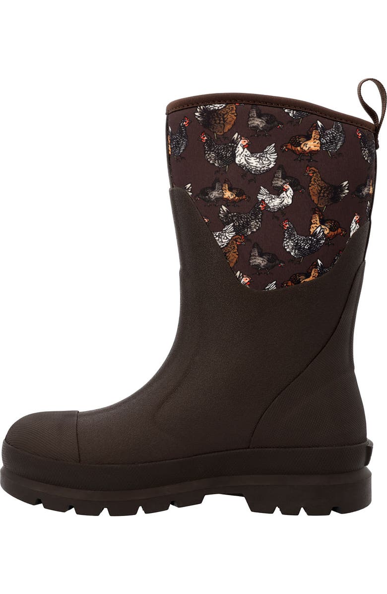 MUCK Women's Chore Classic Mid Work Boot, Alternate, color, Brown