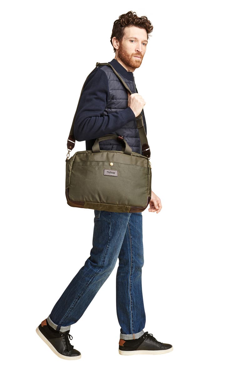 Barbour Carn Baffle Front Knit Jacket, Alternate, color, Navy