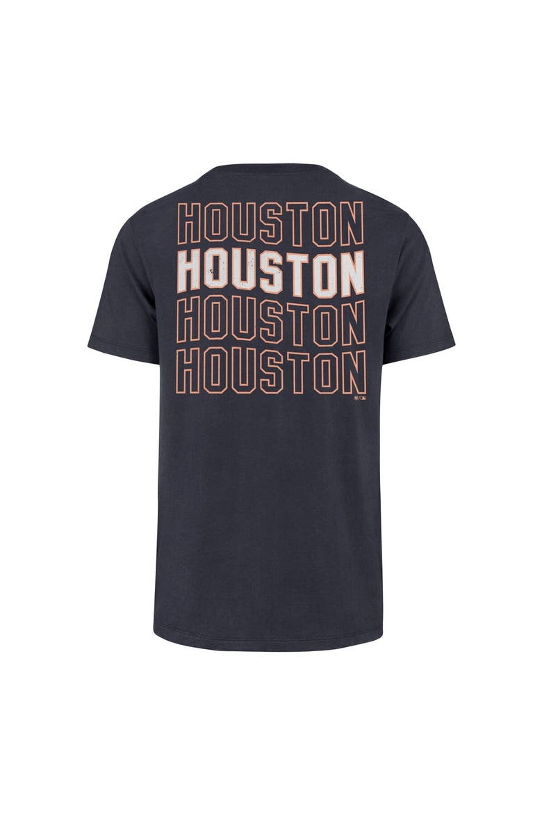 Men's '47 Navy Houston Astros Hang Back Franklin T-Shirt, Alternate, color, Navy