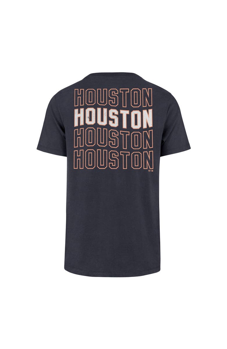 '47 Men's '47 Navy Houston Astros Hang Back Franklin T-Shirt, Alternate, color, Navy