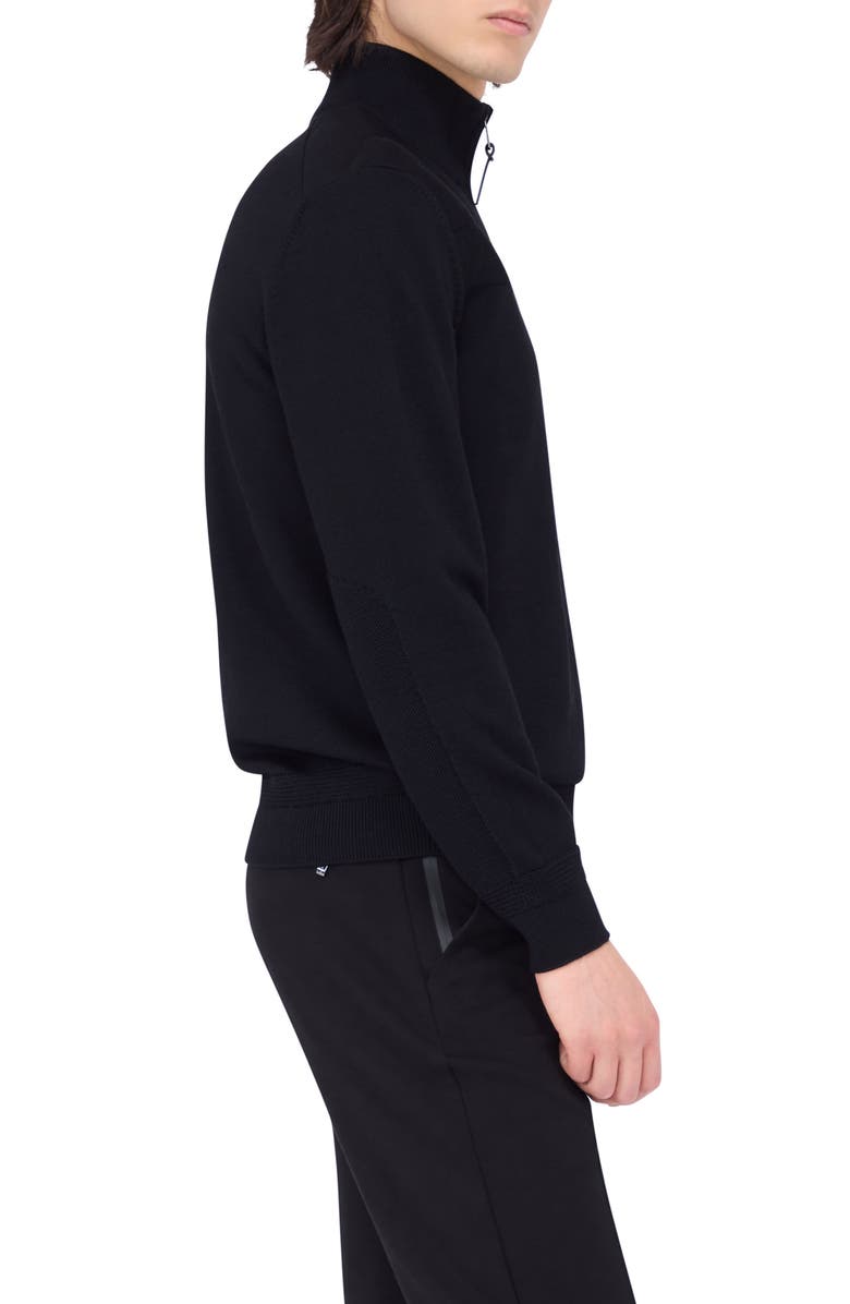 Bugatchi Merino Wool Quarter Zip Sweater, Alternate, color,