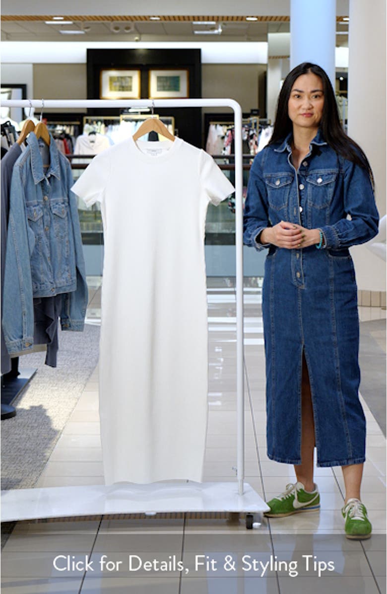 Ribbed Body-Con Sweater Dress, sales video thumbnail