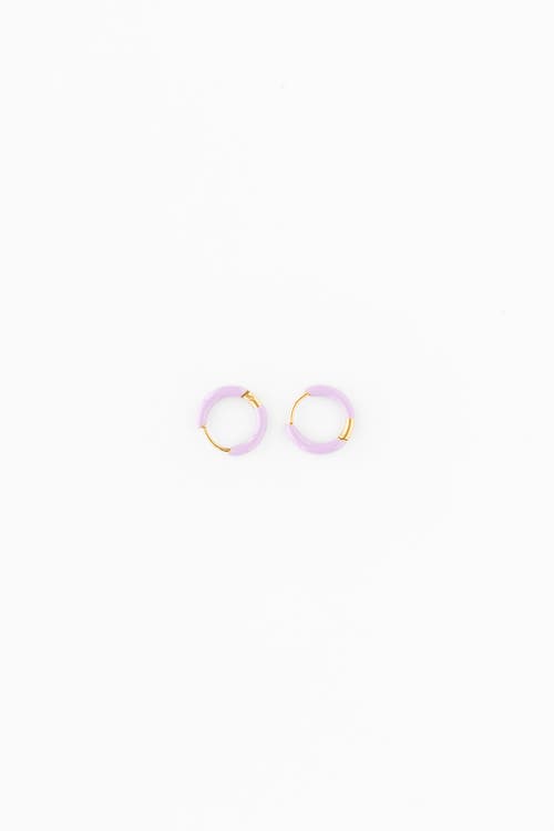 Pip Pop Enamel Hoop Earrings