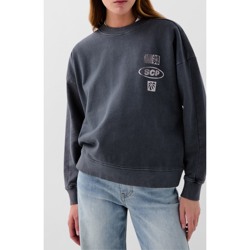Scalpers Moya Flow Sweater In Gray