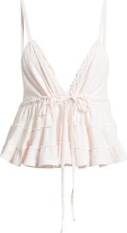 BDG Urban Outfitters Frill Babydoll Crop Camisole