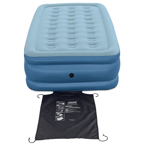Coleman Supportrest Plus Twin Airbed In Blue