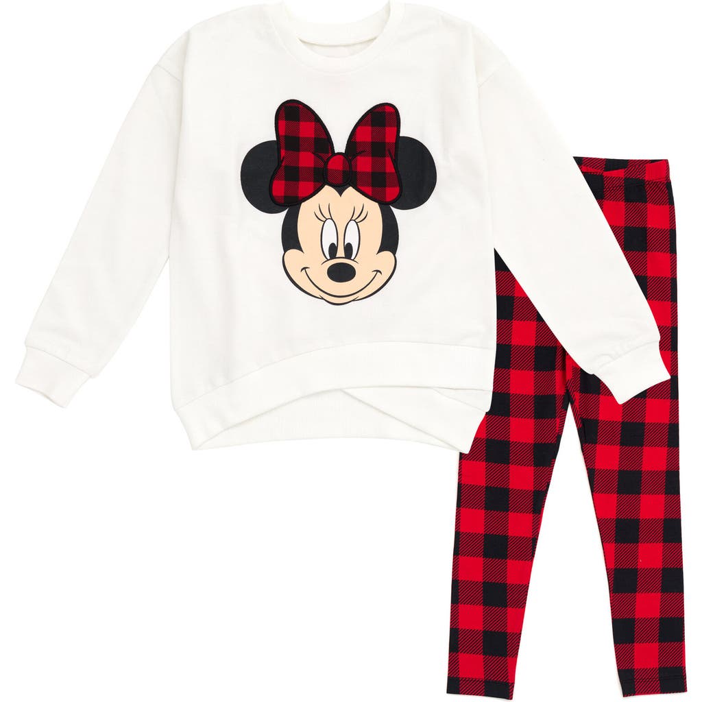 Disney Sweatshirt & Leggings Set In White