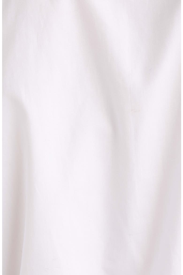 Calma Short Sleeve Cotton Poplin Popover Shirt, Alternate, color, WHITE
