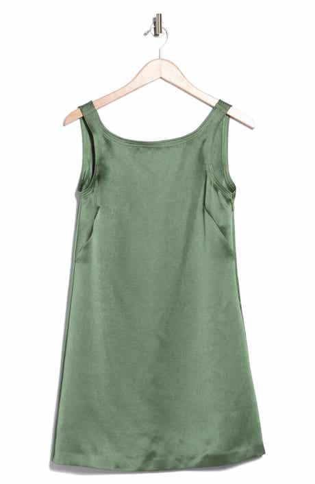 Heavy Satin Shift Dress