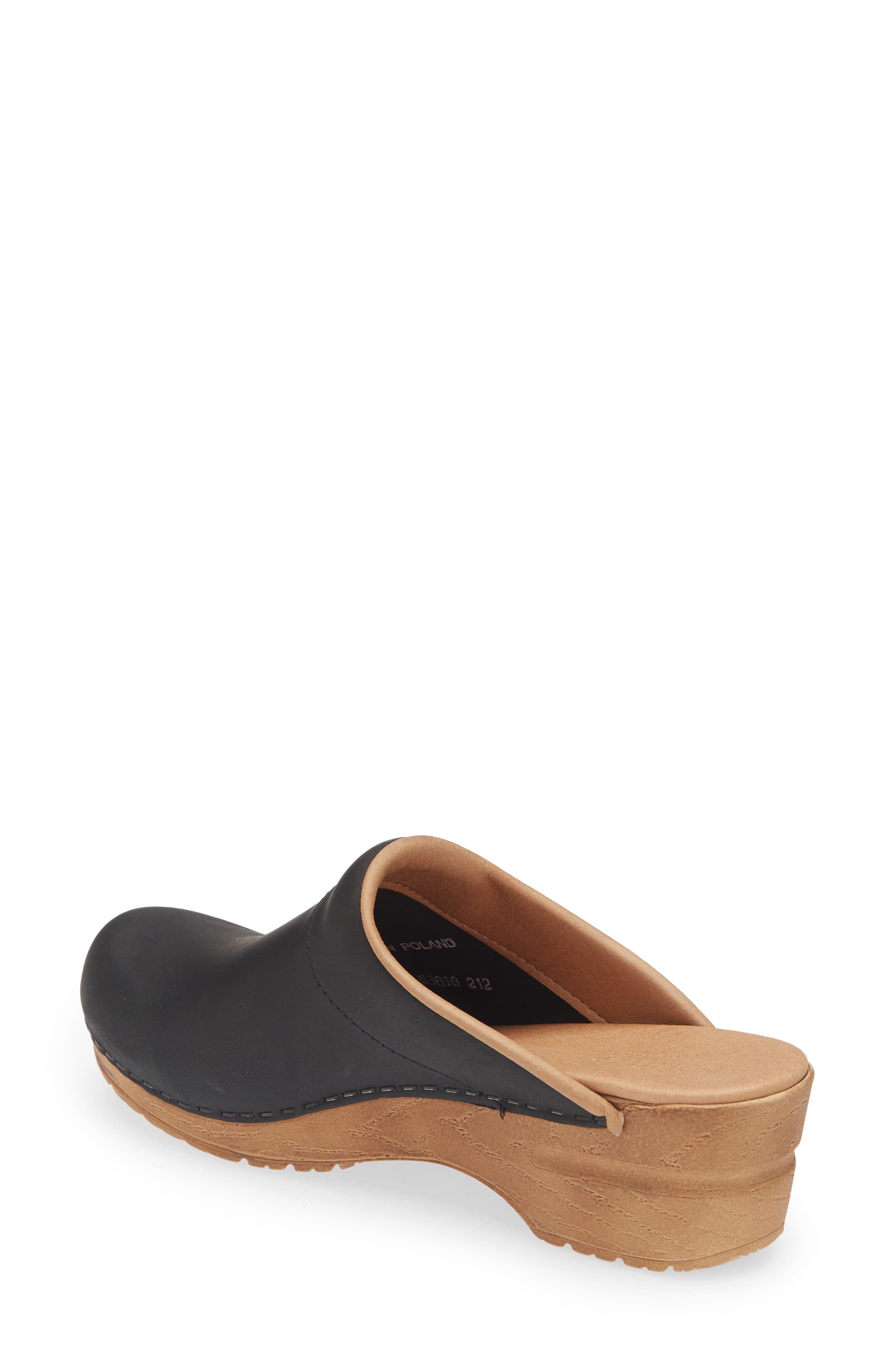 Sanita Ellis Leather Clog, Alternate, color, 