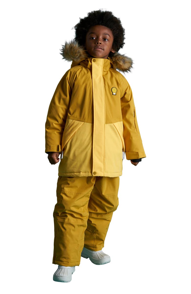 Roarsome Cub the Lion Ski Jacket, Alternate, color, Yellow