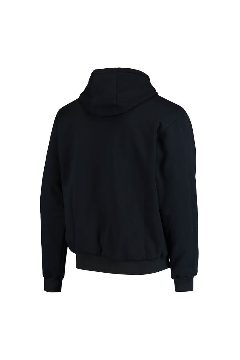 Men's Dunbrooke Navy Seattle Seahawks Craftsman Thermal-Lined Full-Zip Hoodie, Alternate, color, Navy