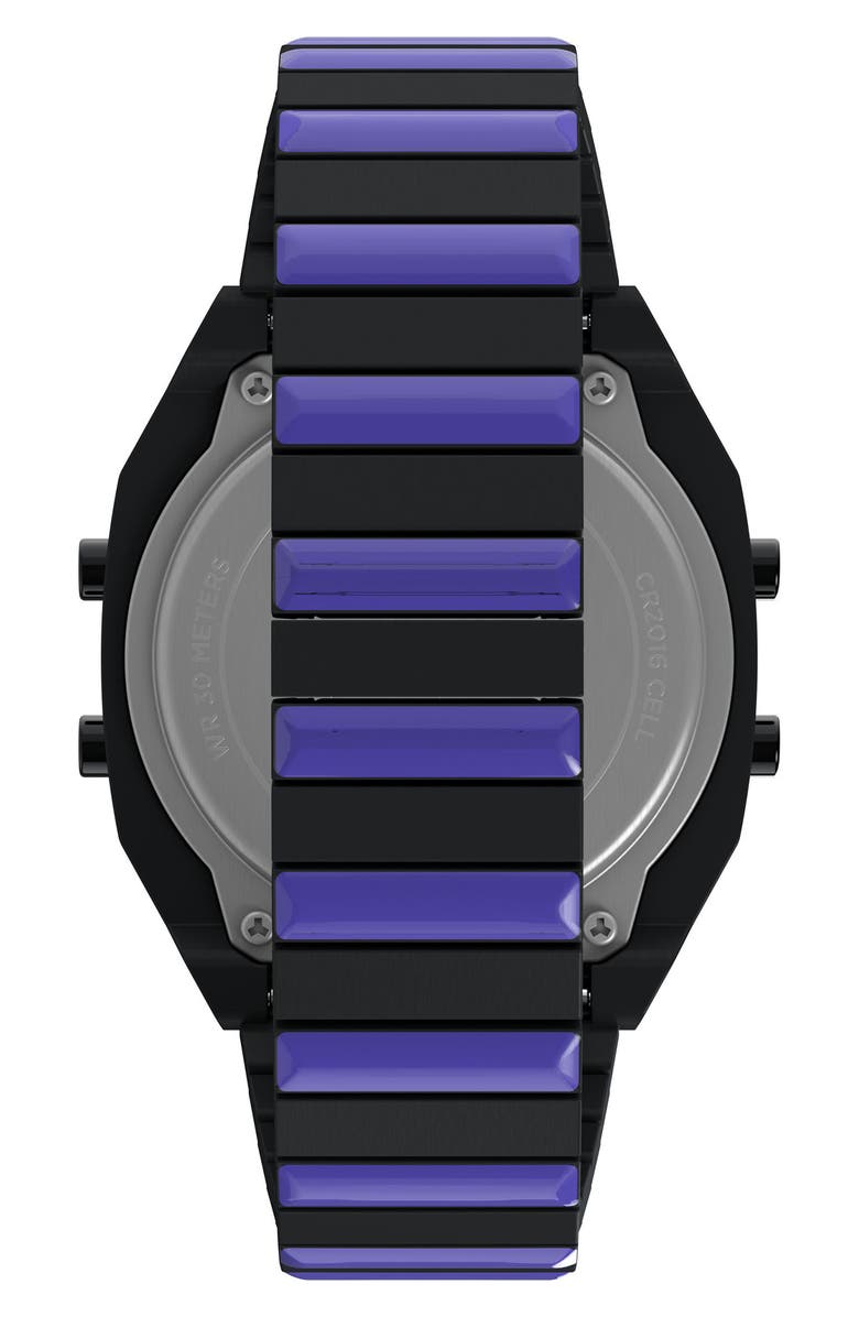 Timex<sup>®</sup> x Wednesday T80 Bracelet Watch, 36mm, Alternate, color, Black