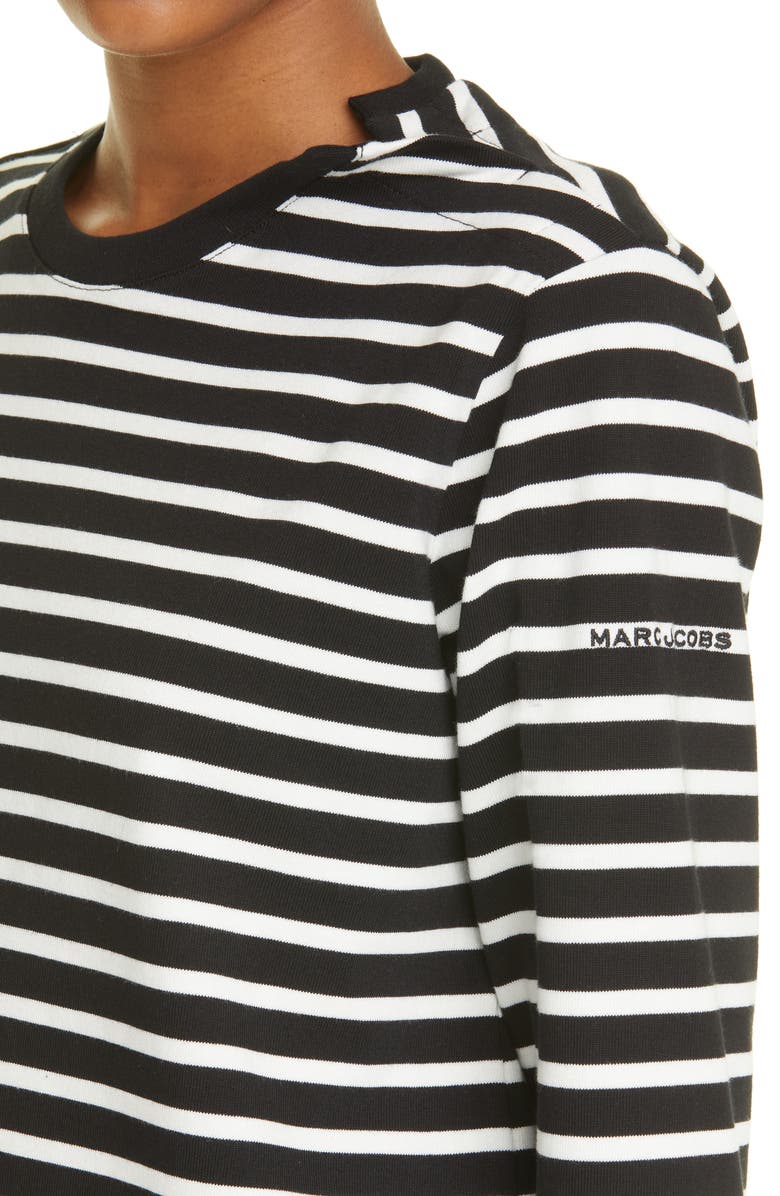 Marc Jacobs The Stripe Long Sleeve Shirt, Alternate, color, 
