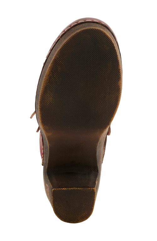 L'artiste By Spring Step Calliroe Platform Clog In Multi