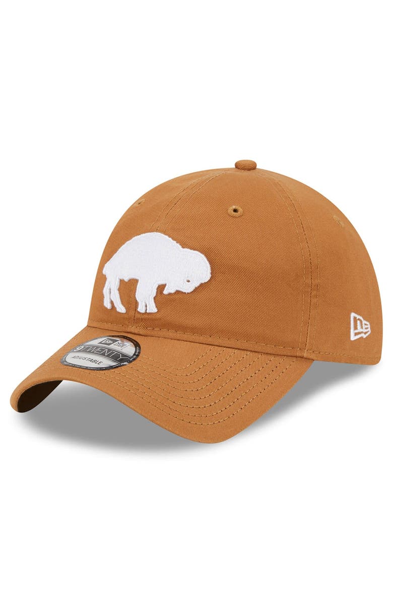 New Era Men's New Era Brown Buffalo Bills Throwback Main Core Classic 2.0 9TWENTY Adjustable Hat, Main, color,