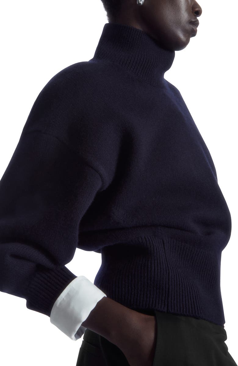COS Wool & Mohair Blend Turtleneck Sweater, Alternate, color, 